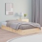 vidaXL Estructura cama doble pequeña madera maciza 135x190 cm vidaXL Estructura cama doble pequeña madera maciza 135x190 cm