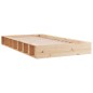 vidaXL Estructura cama doble pequeña madera maciza 135x190 cm vidaXL Estructura cama doble pequeña madera maciza 135x190 cm
