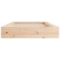 vidaXL Estructura cama doble pequeña madera maciza 135x190 cm vidaXL Estructura cama doble pequeña madera maciza 135x190 cm