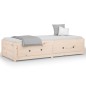 vidaXL Sofá cama madera maciza de pino 90x200 cm vidaXL Sofá cama madera maciza de pino 90x200 cm