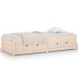 vidaXL Sofá cama madera maciza de pino 90x200 cm vidaXL Sofá cama madera maciza de pino 90x200 cm