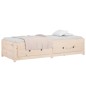 vidaXL Sofá cama madera maciza de pino 90x200 cm vidaXL Sofá cama madera maciza de pino 90x200 cm