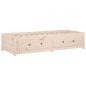 vidaXL Sofá cama madera maciza de pino 90x200 cm vidaXL Sofá cama madera maciza de pino 90x200 cm