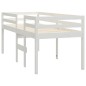 vidaXL Cama alta blanca madera maciza pino 80x200 cm vidaXL Cama alta blanca madera maciza pino 80x200 cm