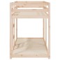 vidaXL Litera de madera maciza de pino 75x190 cm vidaXL Litera de madera maciza de pino 75x190 cm