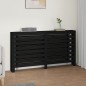 vidaXL Cubierta de radiador madera maciza de pino negro 153x19x84 cm vidaXL Cubierta de radiador madera maciza de pino negro 153x19x84 cm