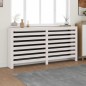 vidaXL Cubierta de radiador madera maciza de pino blanco 169x19x84 cm vidaXL Cubierta de radiador madera maciza de pino blanco 169x19x84 cm