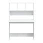 vidaXL Escritorio estantes madera contrachapada blanco 102x45x148 cm vidaXL Escritorio estantes madera contrachapada blanco 102x45x148 cm