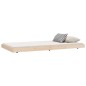vidaXL Estructura de cama madera maciza de pino 100x200 cm vidaXL Estructura de cama madera maciza de pino 100x200 cm