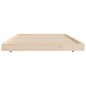 vidaXL Estructura de cama madera maciza de pino 100x200 cm vidaXL Estructura de cama madera maciza de pino 100x200 cm