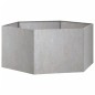 vidaXL Jardinera de acero corten oxidado 90x90x45 cm