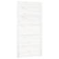 vidaXL Puerta de granero madera maciza pino blanca 100x1,8x204,5 cm vidaXL Puerta de granero madera maciza pino blanca 100x1,8x204,5 cm