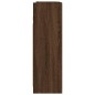 vidaXL Armario y espejo baño contrachapada roble marrón 62,5x20,5x64cm vidaXL Armario y espejo baño contrachapada roble marrón 62,5x20,5x64cm