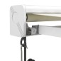 vidaXL Toldo retráctil aluminio y tela color crema 5x3 m vidaXL Toldo retráctil aluminio y tela color crema 5x3 m