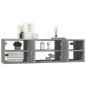 vidaXL Estantería de pared madera contrachapada gris 102x30x29 cm vidaXL Estantería de pared madera contrachapada gris 102x30x29 cm
