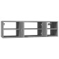 vidaXL Estantería de pared madera contrachapada gris 102x30x29 cm vidaXL Estantería de pared madera contrachapada gris 102x30x29 cm