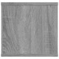 vidaXL Estantería de pared madera contrachapada gris 102x30x29 cm vidaXL Estantería de pared madera contrachapada gris 102x30x29 cm