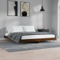 vidaXL Estructura de cama madera contrachapada marrón roble 140x200 cm vidaXL Estructura de cama madera contrachapada marrón roble 140x200 cm