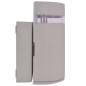 vidaXL Aplique de pared de exterior semicilíndrico gris aluminio vidaXL Aplique de pared de exterior semicilíndrico gris aluminio