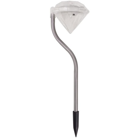 vidaXL Lámparas LED solares para jardín 6 unidades 9x7,8x29,5 cm