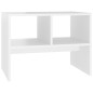 vidaXL Mesa auxiliar de madera contrachapada blanco 60x40x45 cm vidaXL Mesa auxiliar de madera contrachapada blanco 60x40x45 cm