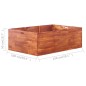 vidaXL Arriate de madera de acacia 150x100x50 cm vidaXL Arriate de madera de acacia 150x100x50 cm