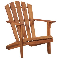 vidaXL Silla de jardín Adirondack de madera de acacia maciza