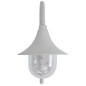 vidaXL Lámpara de pared de jardín aluminio blanca E27 42 cm vidaXL Lámpara de pared de jardín aluminio blanca E27 42 cm