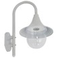 vidaXL Lámpara de pared de jardín aluminio blanca E27 42 cm vidaXL Lámpara de pared de jardín aluminio blanca E27 42 cm