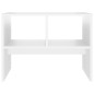 vidaXL Mesa auxiliar de madera contrachapada blanco 60x40x45 cm vidaXL Mesa auxiliar de madera contrachapada blanco 60x40x45 cm
