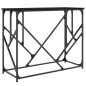 vidaXL Mesa consola madera de ingeniería negra 100x40x80 cm vidaXL Mesa consola madera de ingeniería negra 100x40x80 cm