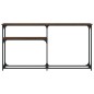 vidaXL Mesa consola madera de ingeniería marrón roble 145x22,5x75 cm vidaXL Mesa consola madera de ingeniería marrón roble 145x22,5x75 cm