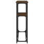 vidaXL Mesa consola madera de ingeniería marrón roble 145x22,5x75 cm vidaXL Mesa consola madera de ingeniería marrón roble 145x22,5x75 cm