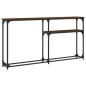 vidaXL Mesa consola madera de ingeniería marrón roble 145x22,5x75 cm vidaXL Mesa consola madera de ingeniería marrón roble 145x22,5x75 cm