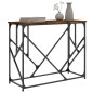 vidaXL Mesa consola madera de ingeniería roble ahumado 100x40x80 cm vidaXL Mesa consola madera de ingeniería roble ahumado 100x40x80 cm