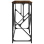 vidaXL Mesa consola madera de ingeniería roble ahumado 100x40x80 cm vidaXL Mesa consola madera de ingeniería roble ahumado 100x40x80 cm