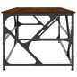 vidaXL Mesa de centro madera contrachapada roble marrón 100x50x40 cm vidaXL Mesa de centro madera contrachapada roble marrón 100x50x40 cm