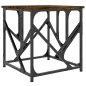 vidaXL Mesa de centro madera contrachapada roble ahumado 45x45x47,5 cm vidaXL Mesa de centro madera contrachapada roble ahumado 45x45x47,5 cm