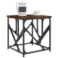 vidaXL Mesa de centro madera contrachapada roble ahumado 45x45x47,5 cm vidaXL Mesa de centro madera contrachapada roble ahumado 45x45x47,5 cm