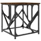 vidaXL Mesa de centro madera contrachapada roble ahumado 45x45x47,5 cm vidaXL Mesa de centro madera contrachapada roble ahumado 45x45x47,5 cm