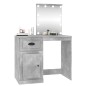 vidaXL Tocador LED madera contrachapada gris hormigón 90x50x132,5 cm vidaXL Tocador LED madera contrachapada gris hormigón 90x50x132,5 cm