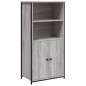 vidaXL Aparador alto madera contrachapada Sonoma gris 62x36x121,5 cm vidaXL Aparador alto madera contrachapada Sonoma gris 62x36x121,5 cm