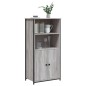 vidaXL Aparador alto madera contrachapada Sonoma gris 62x36x121,5 cm vidaXL Aparador alto madera contrachapada Sonoma gris 62x36x121,5 cm