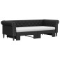 vidaXL Sofá cama nido con colchón cuero sintético negro 90x200 cm vidaXL Sofá cama nido con colchón cuero sintético negro 90x200 cm