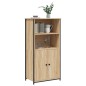 vidaXL Aparador alto madera contrachapada roble Sonoma 62x36x121,5 cm vidaXL Aparador alto madera contrachapada roble Sonoma 62x36x121,5 cm