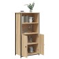 vidaXL Aparador alto madera contrachapada roble Sonoma 62x36x121,5 cm vidaXL Aparador alto madera contrachapada roble Sonoma 62x36x121,5 cm