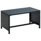 vidaXL Mesa de centro de ratán sintético negro 70x40x38 cm vidaXL Mesa de centro de ratán sintético negro 70x40x38 cm