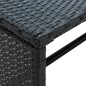 vidaXL Mesa de centro de ratán sintético negro 70x40x38 cm vidaXL Mesa de centro de ratán sintético negro 70x40x38 cm