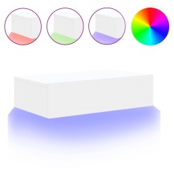 vidaXL Mueble para TV con luces LED blanco 60x35x15,5 cm