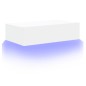 vidaXL Mueble para TV con luces LED blanco 60x35x15,5 cm